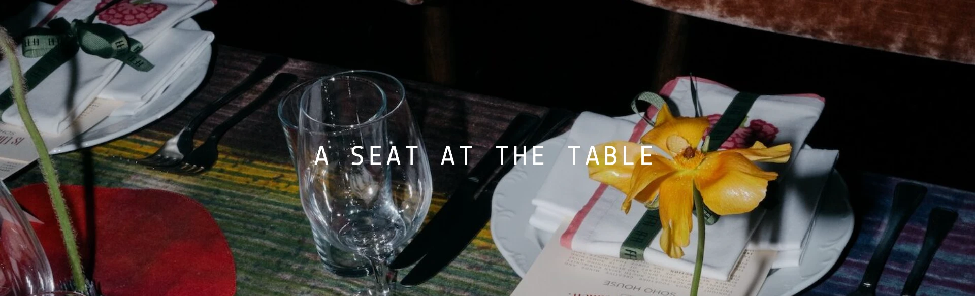 A Seat at the Table — editorial plate for Is This Seat Taken?